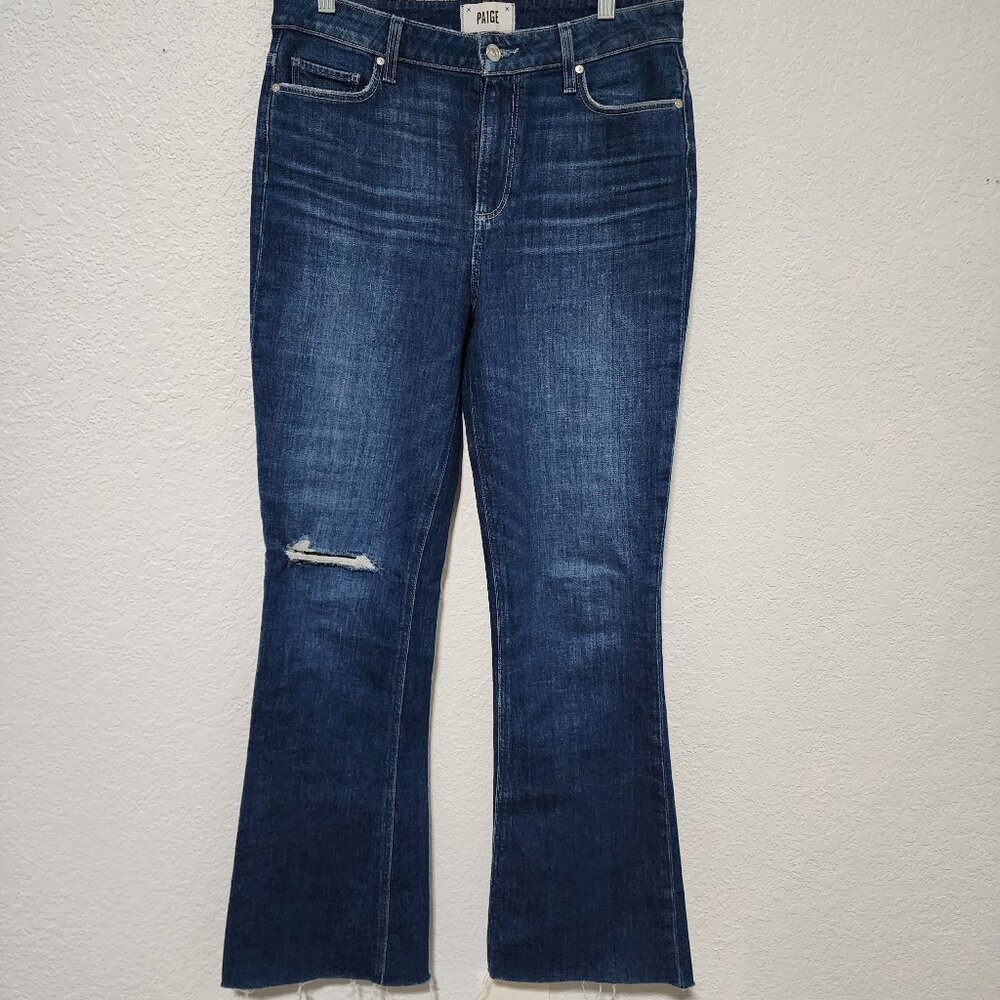Women's Paige Jeans Size 29 Flare Boot Cut Laurel Canyon Retro Feminine